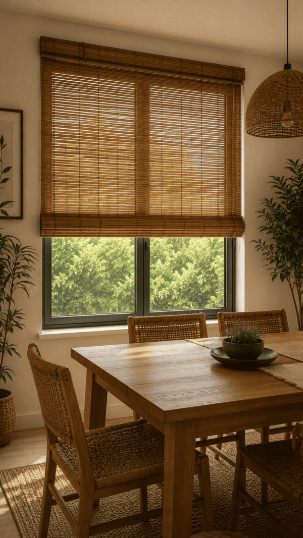 Natural bamboo blinds installation Pretoria